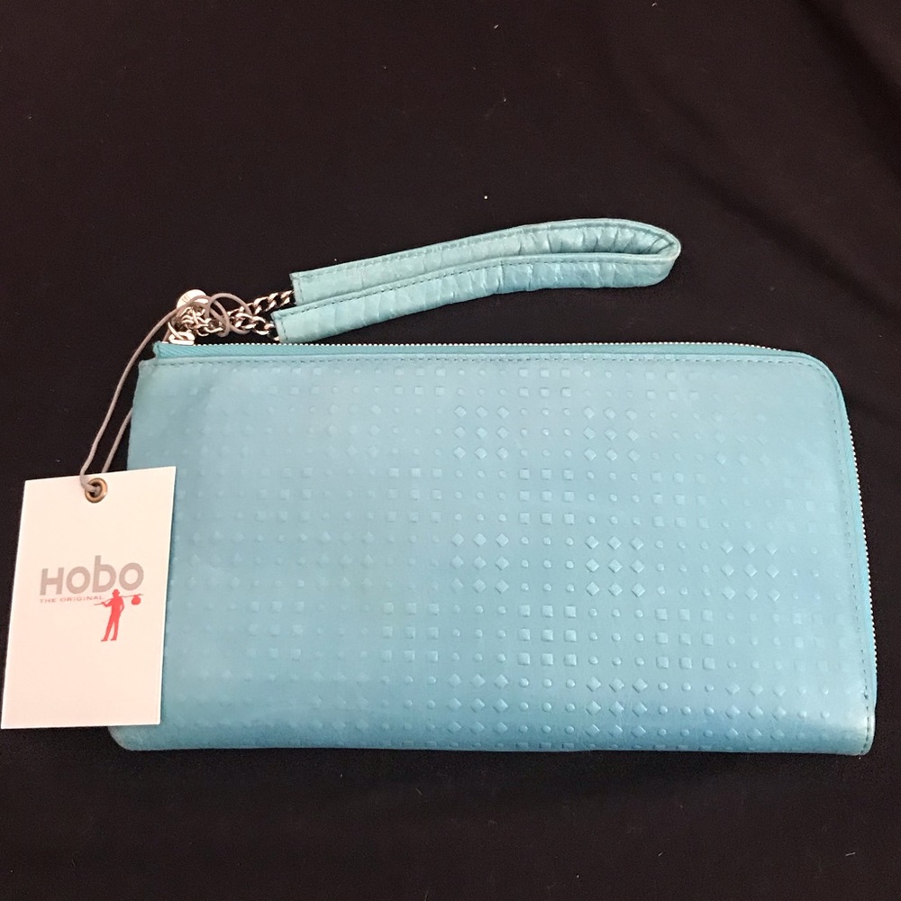 HOBO wristlet phone wallet real leather